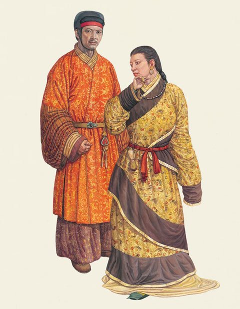 中国古代服饰时间表-汉服发展