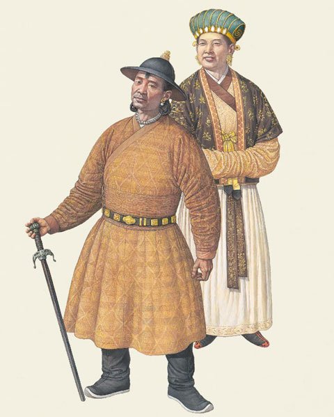 中国古代服饰时间表-汉服发展