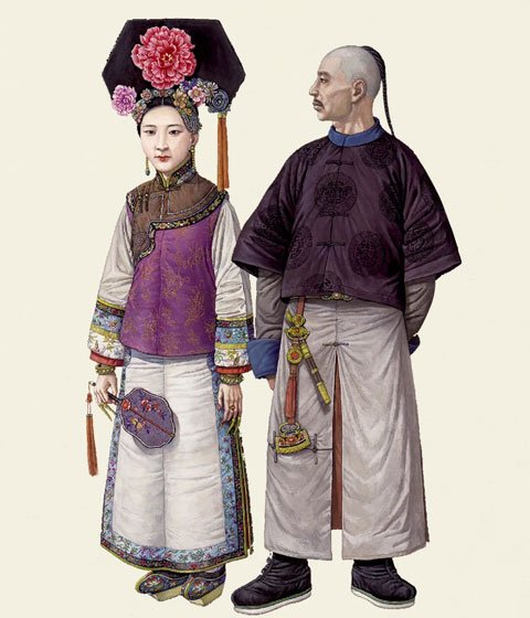 中国古代服饰时间表-汉服发展