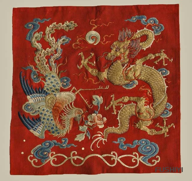中国纺织刺绣艺术，龙与凤