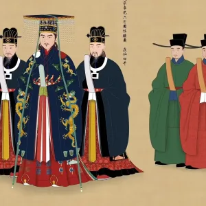 元朝皇帝与太子服饰