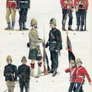 第一次布尔战争的制服，1881年