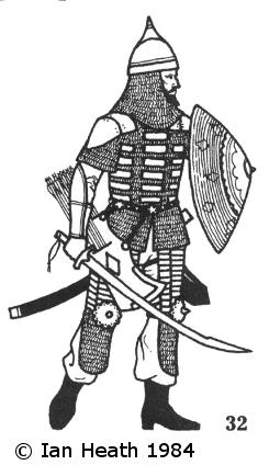 波斯骑兵，约1495年-伊恩·希思所著《中世纪军队》第二卷