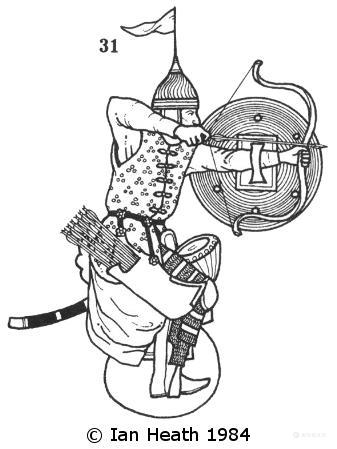 15世纪晚期波斯骑兵服饰