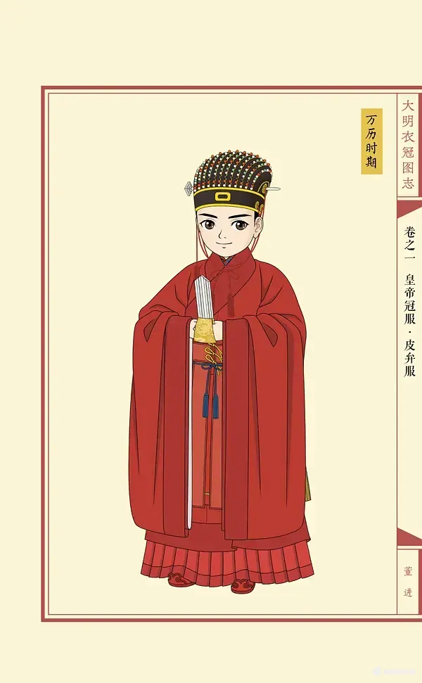 明朝皇帝皮弁服
