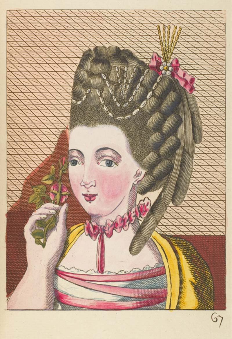 L'art de la coëffure des dames françoises, avec des estampes