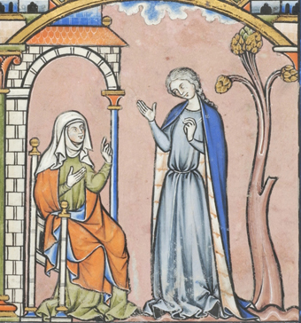 法国，巴黎，约 1244-1254 年 MS M.638 fol. 18r
