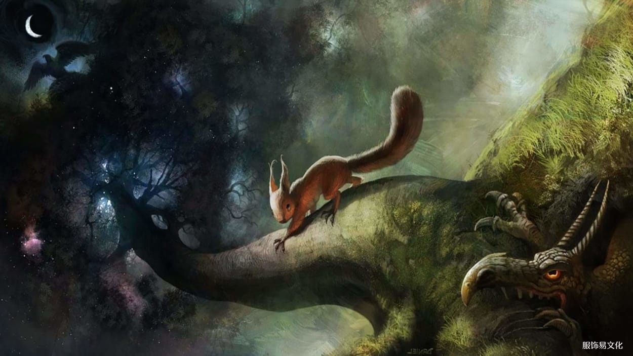 Ratatoskr-北欧神话-松鼠