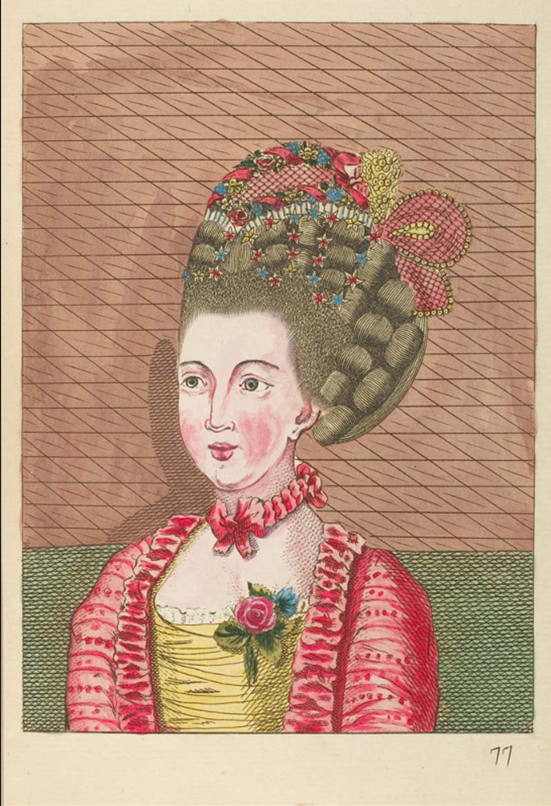 L'art de la coëffure des dames françoises, avec des estampes