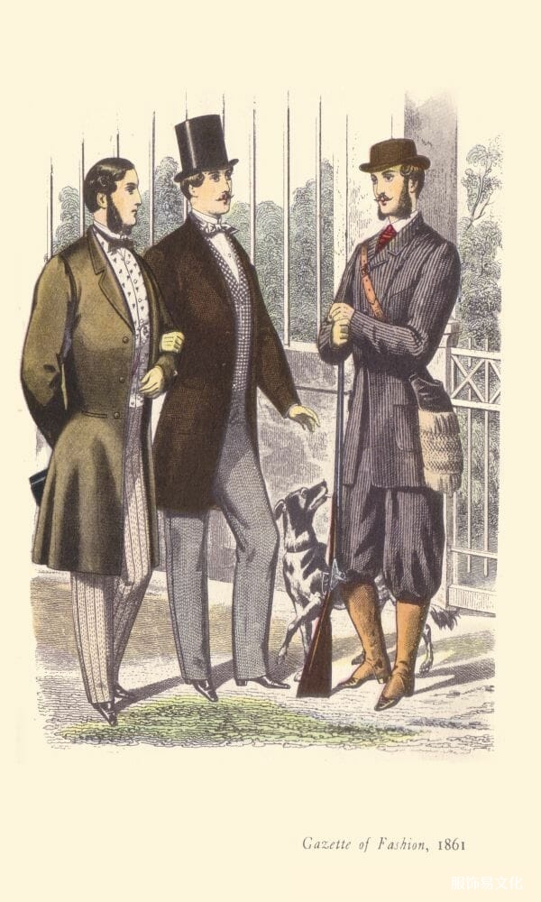 1861 年英国步行和运动服装