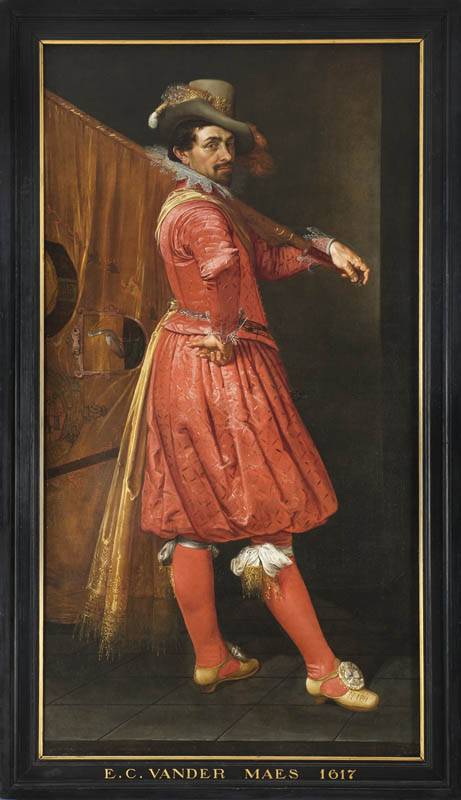Willem Jansz. Cock,海牙市民卫队橙连旗手