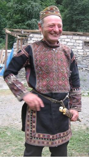 格鲁吉亚赫夫苏尔人的服装