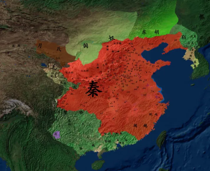 大秦王朝版图