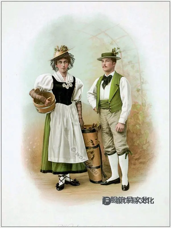 瑞士17世纪-19世纪传统服饰
