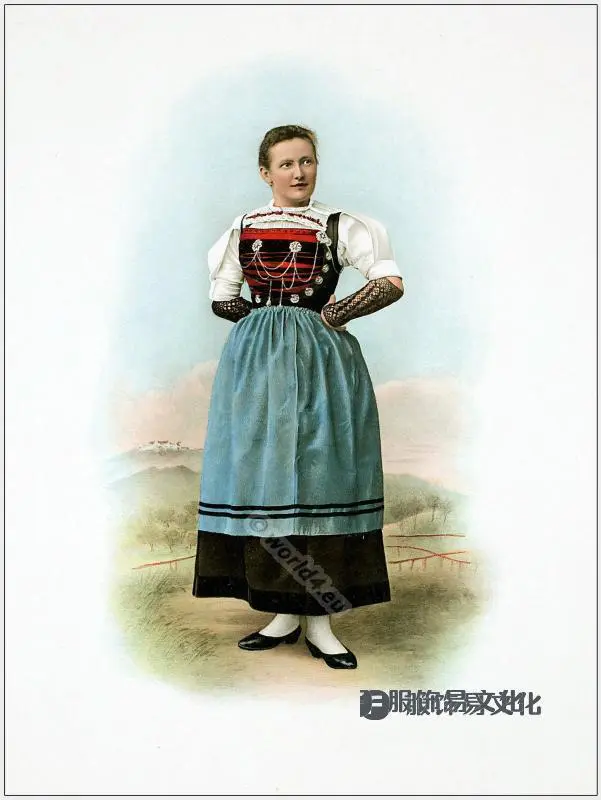瑞士17世纪-19世纪传统服饰