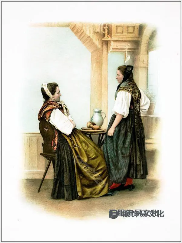 瑞士17世纪-19世纪传统服饰