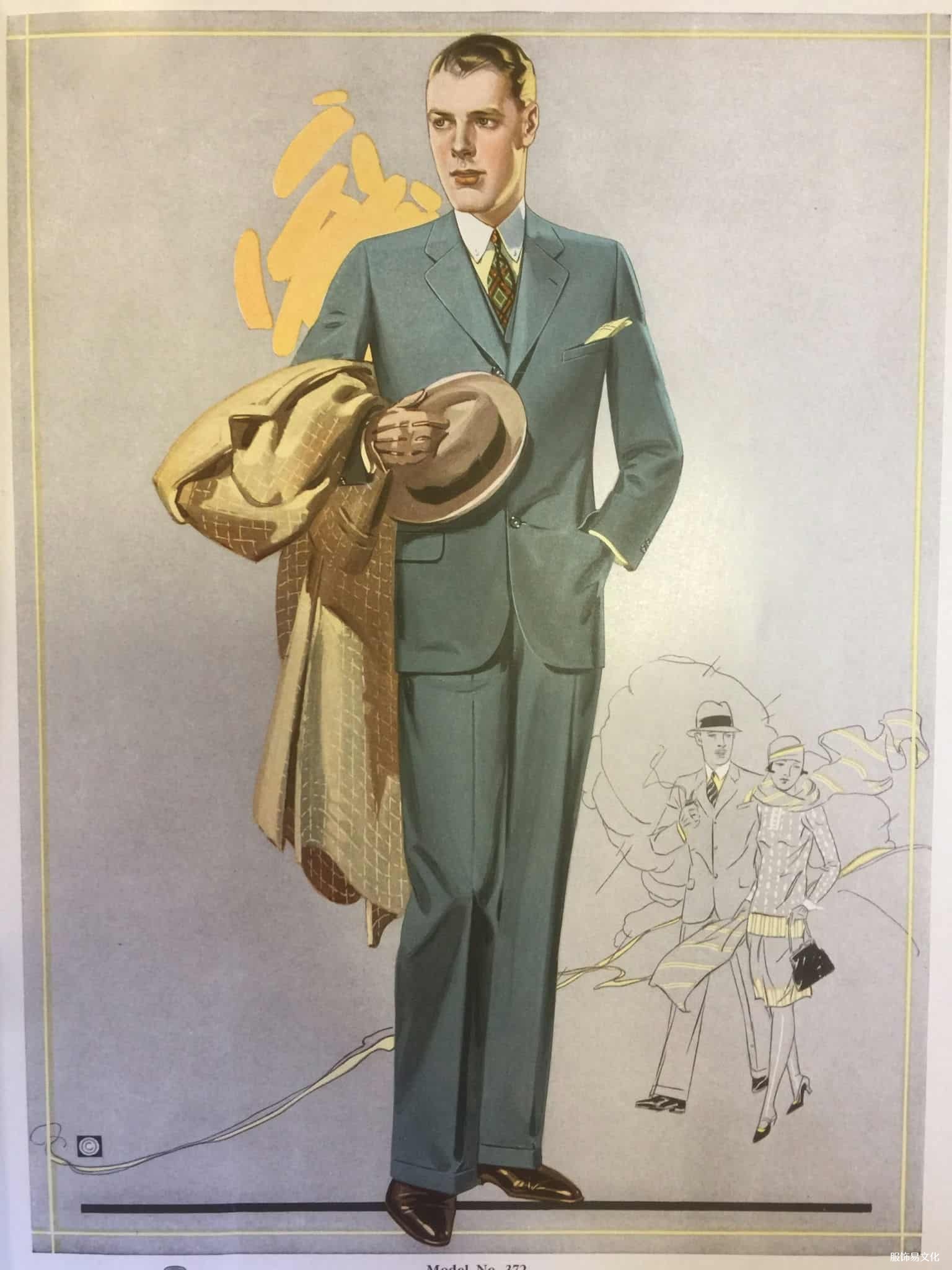 1928 年秋季男士最喜爱的时装