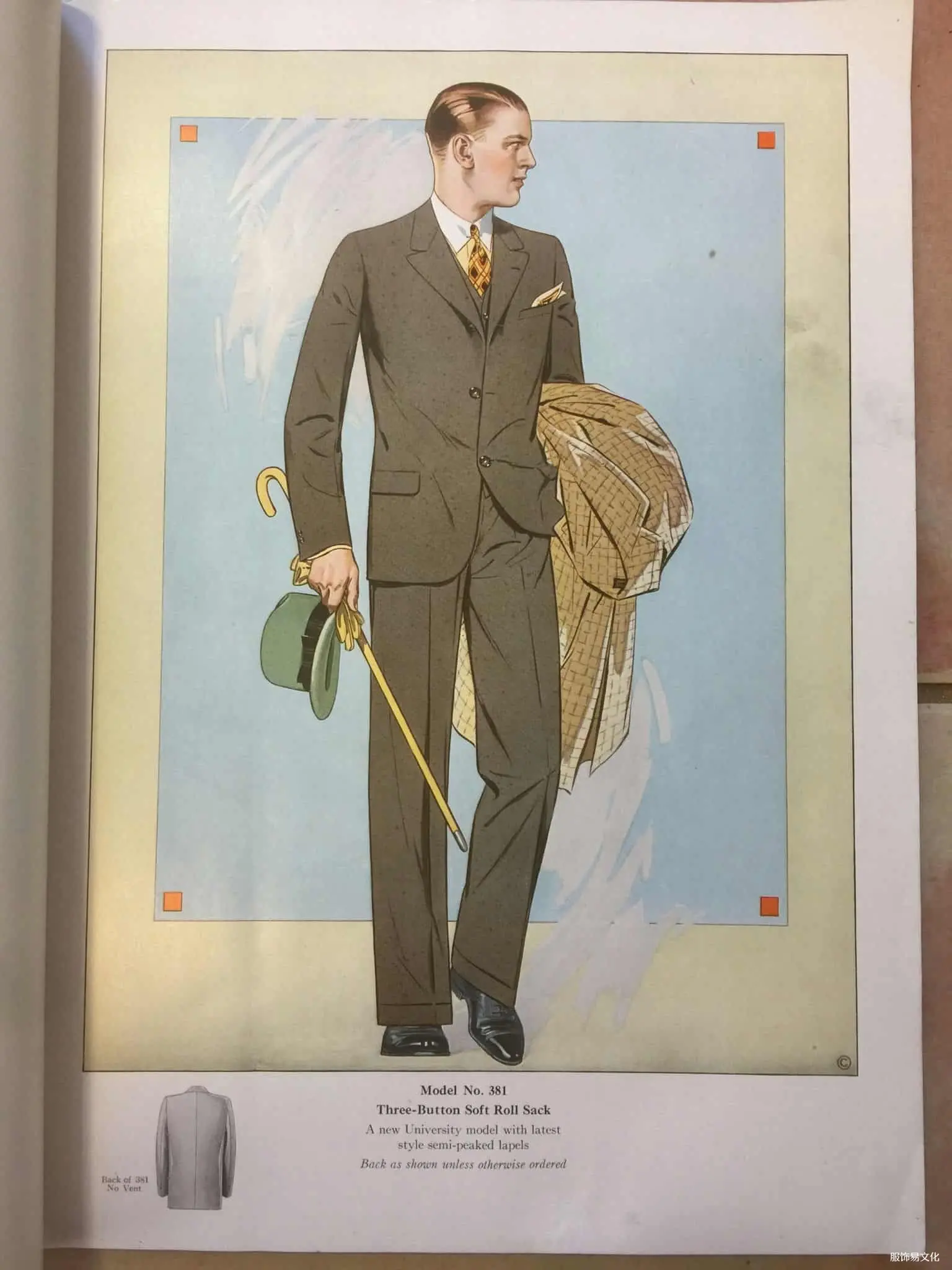 1928 年秋季男士最喜爱的时装