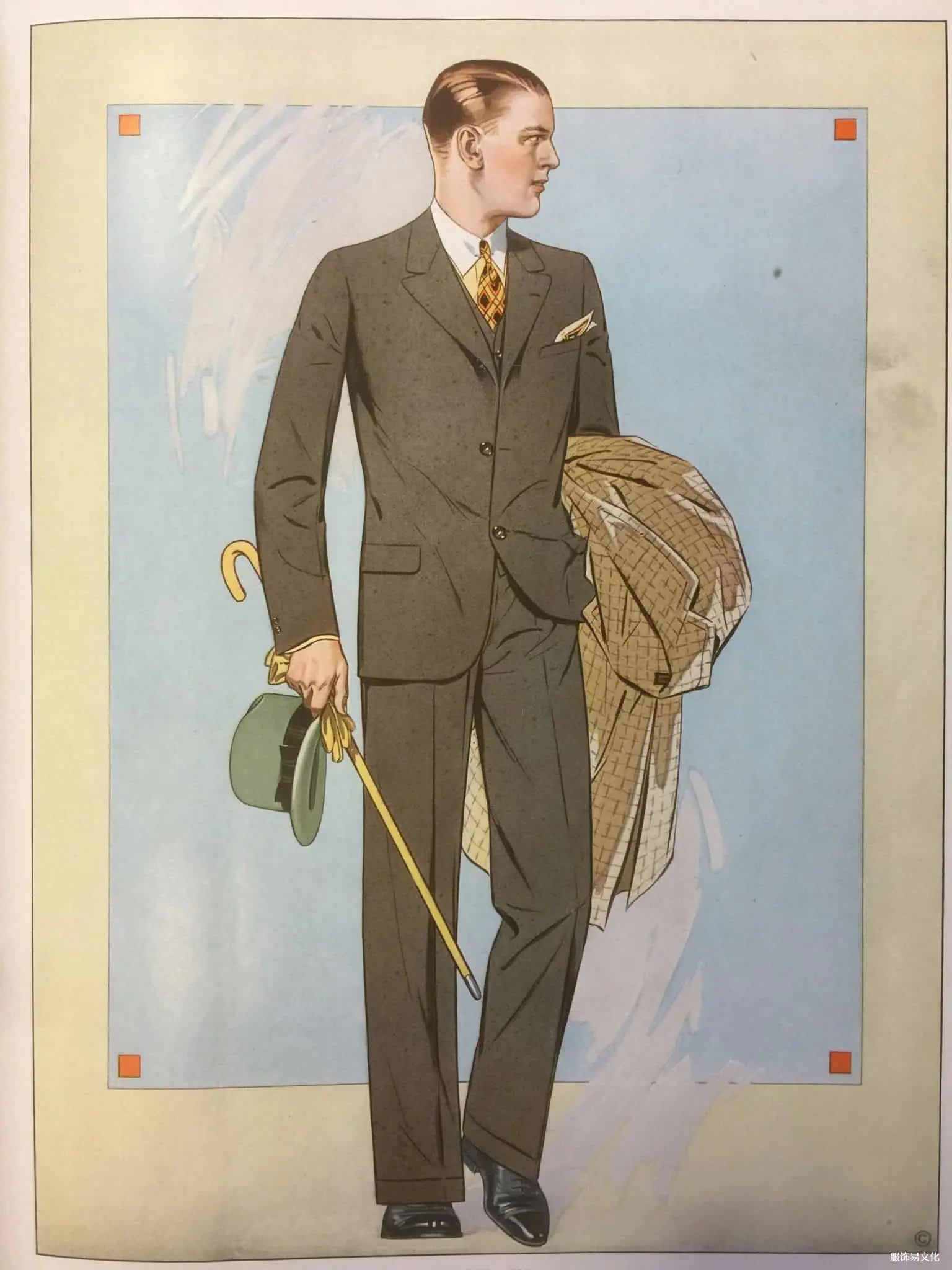 1928 年秋季男士最喜爱的时装