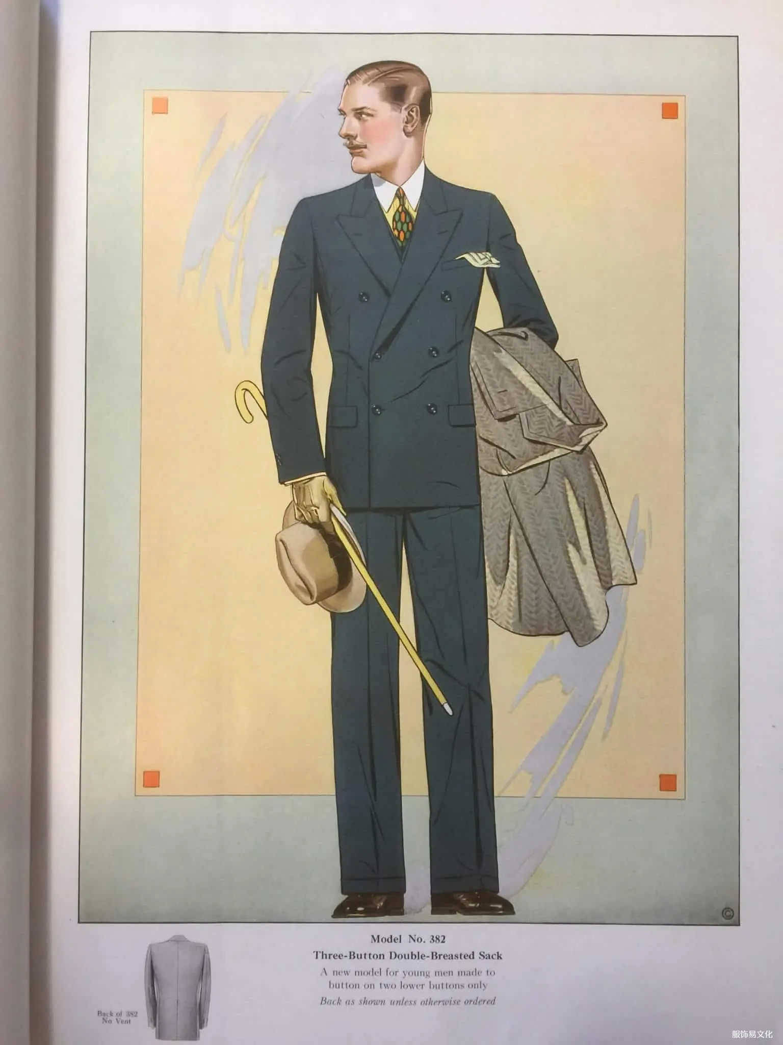 1928 年秋季男士最喜爱的时装