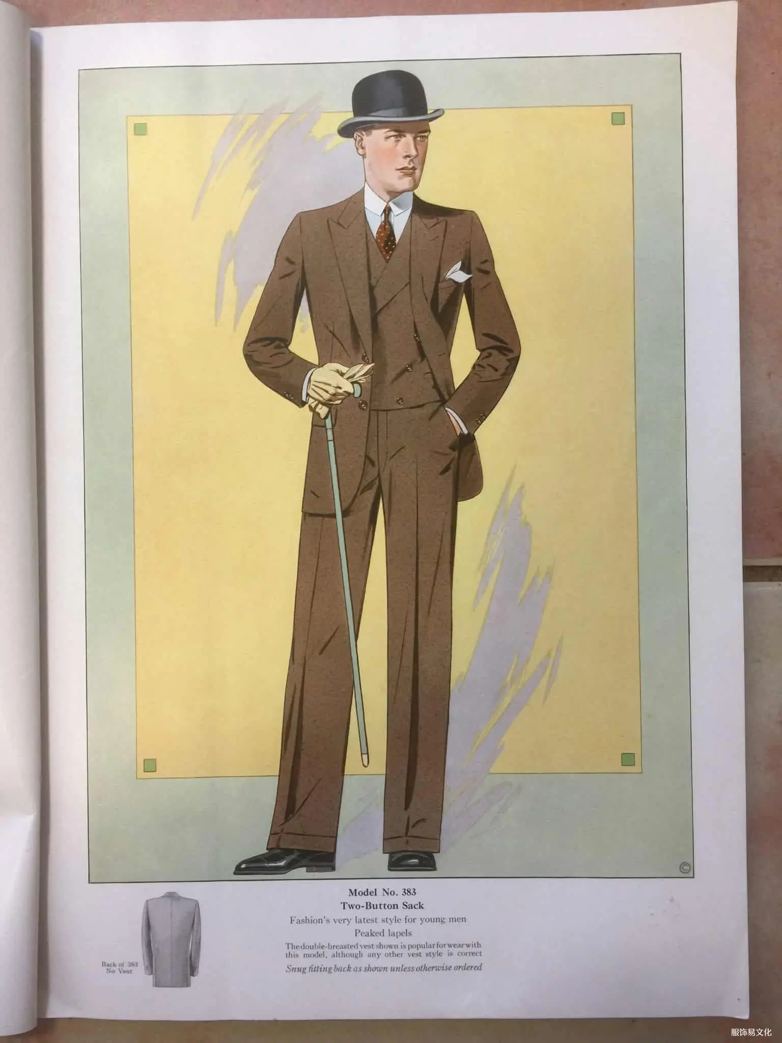 1928 年秋季男士最喜爱的时装