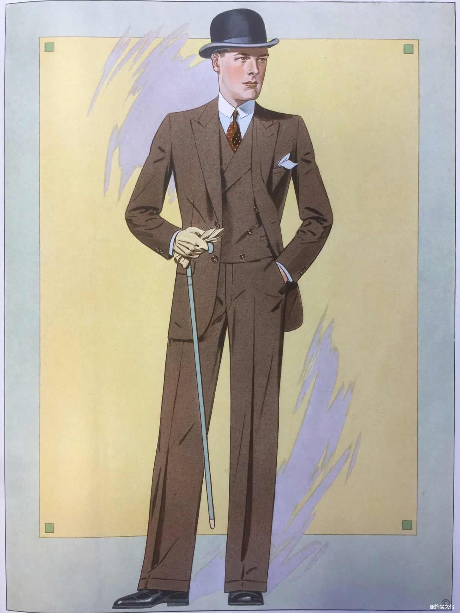 1928 年秋季男士最喜爱的时装