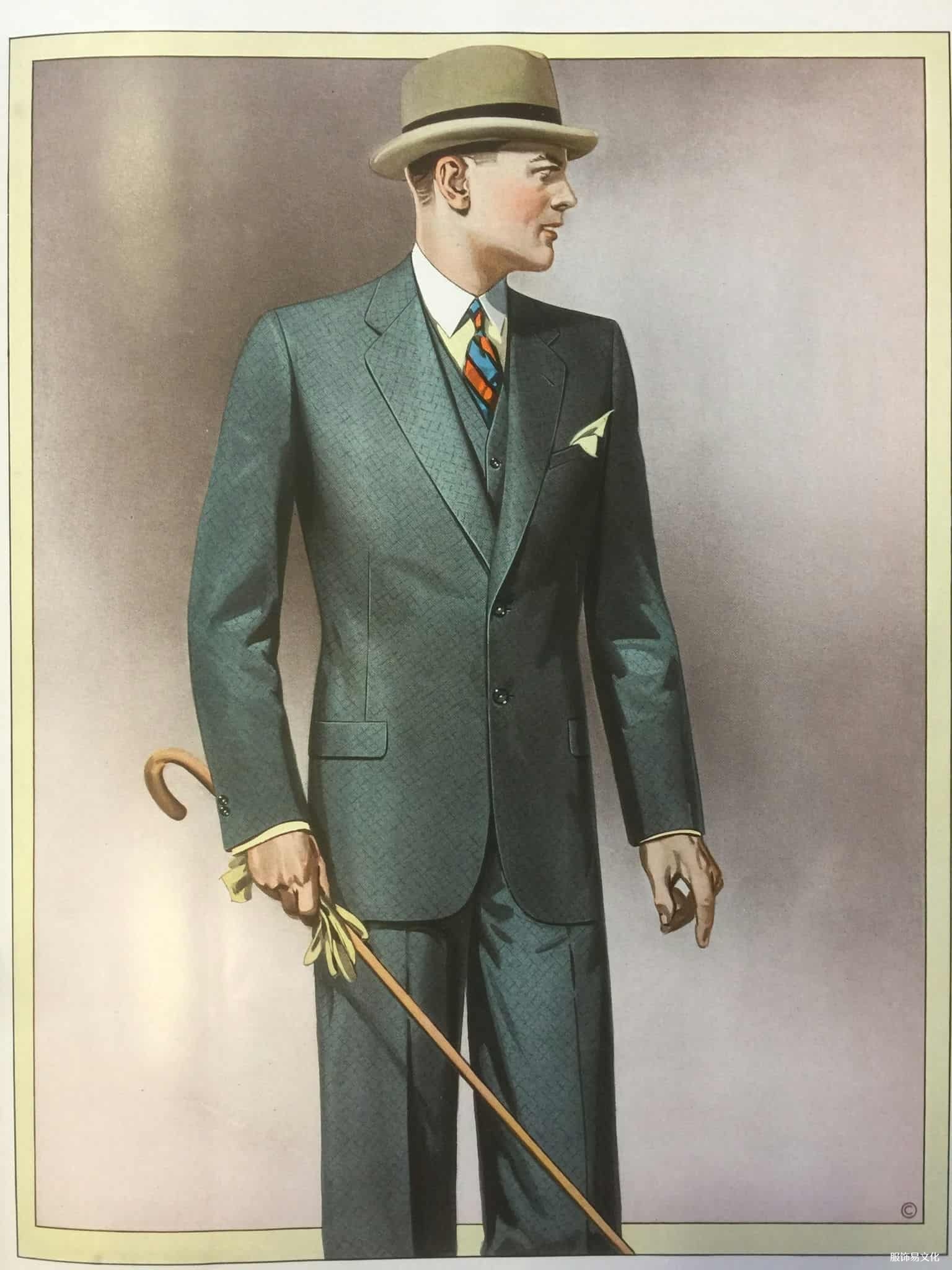 1928 年秋季男士最喜爱的时装