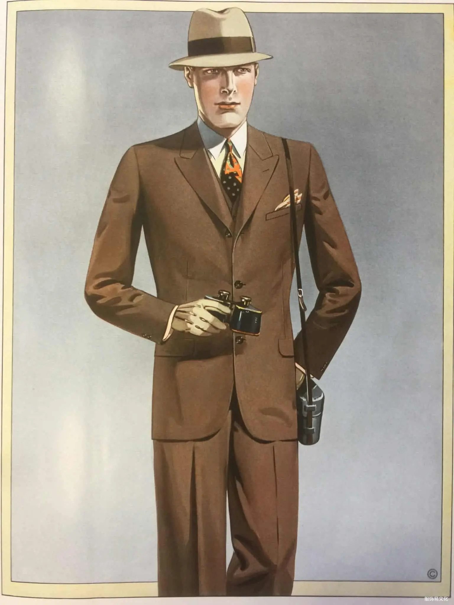 1928 年秋季男士最喜爱的时装