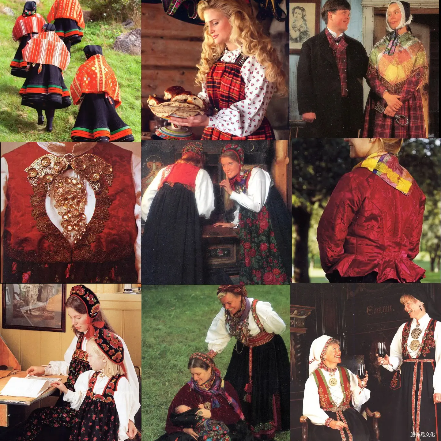 挪威服装风格按照颜色分类