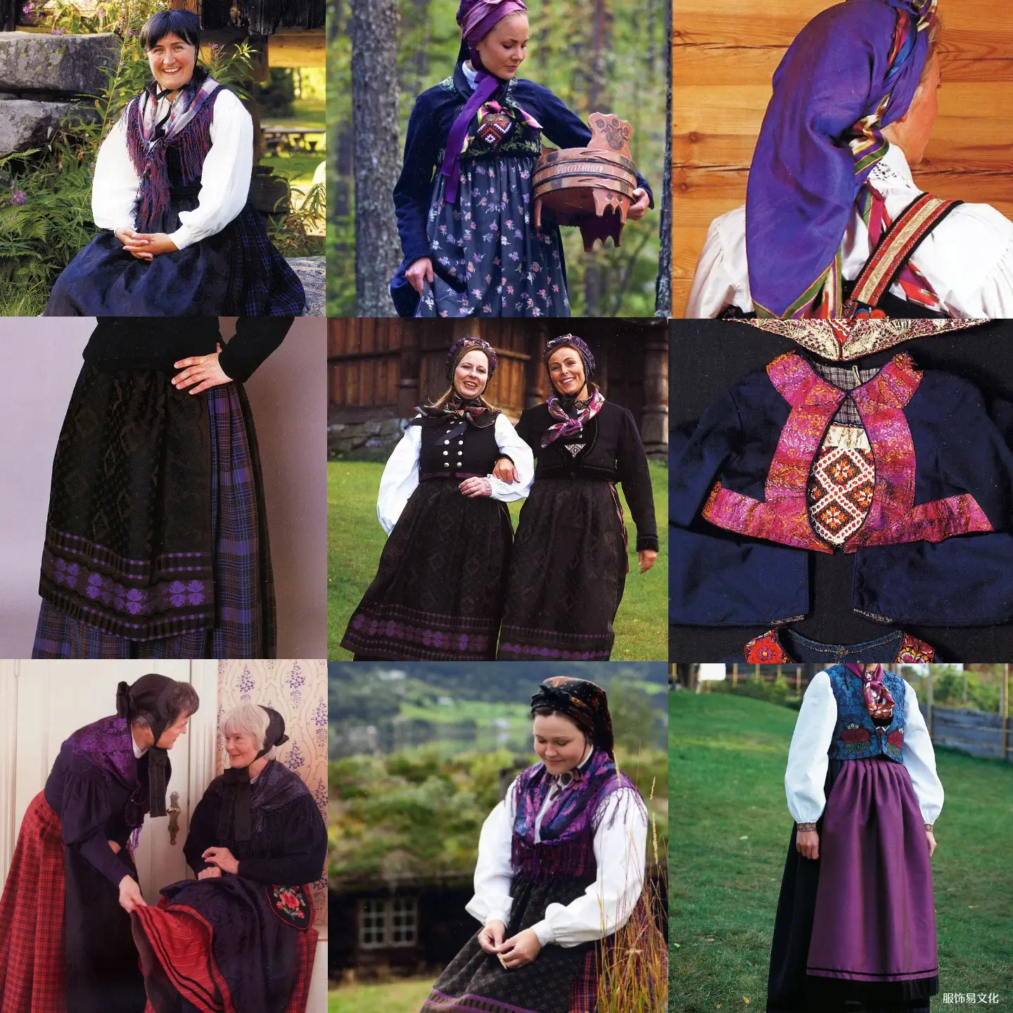 挪威服装风格按照颜色分类