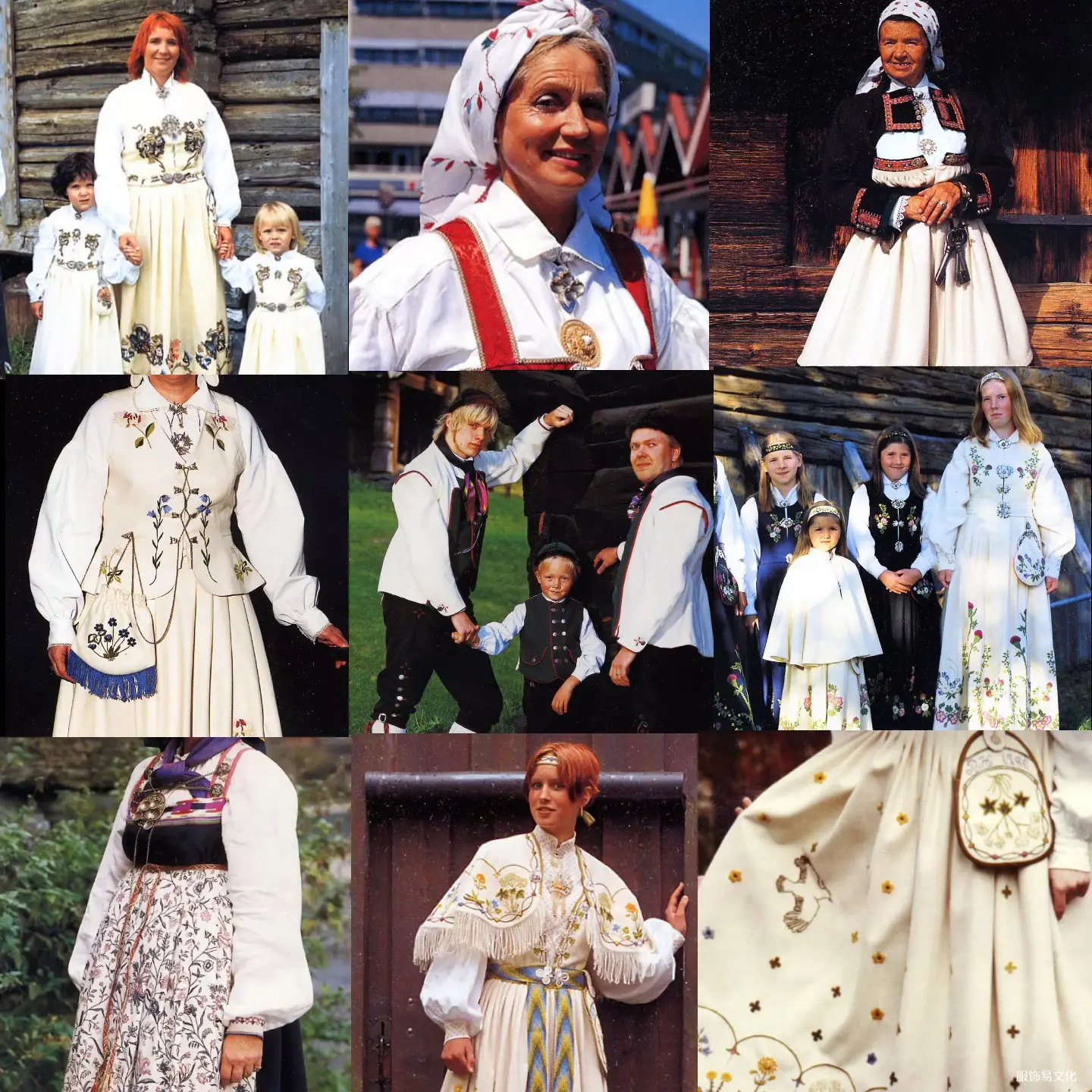 挪威服装风格按照颜色分类