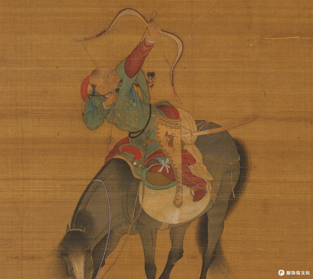 元代蒙古族服饰-海青衣