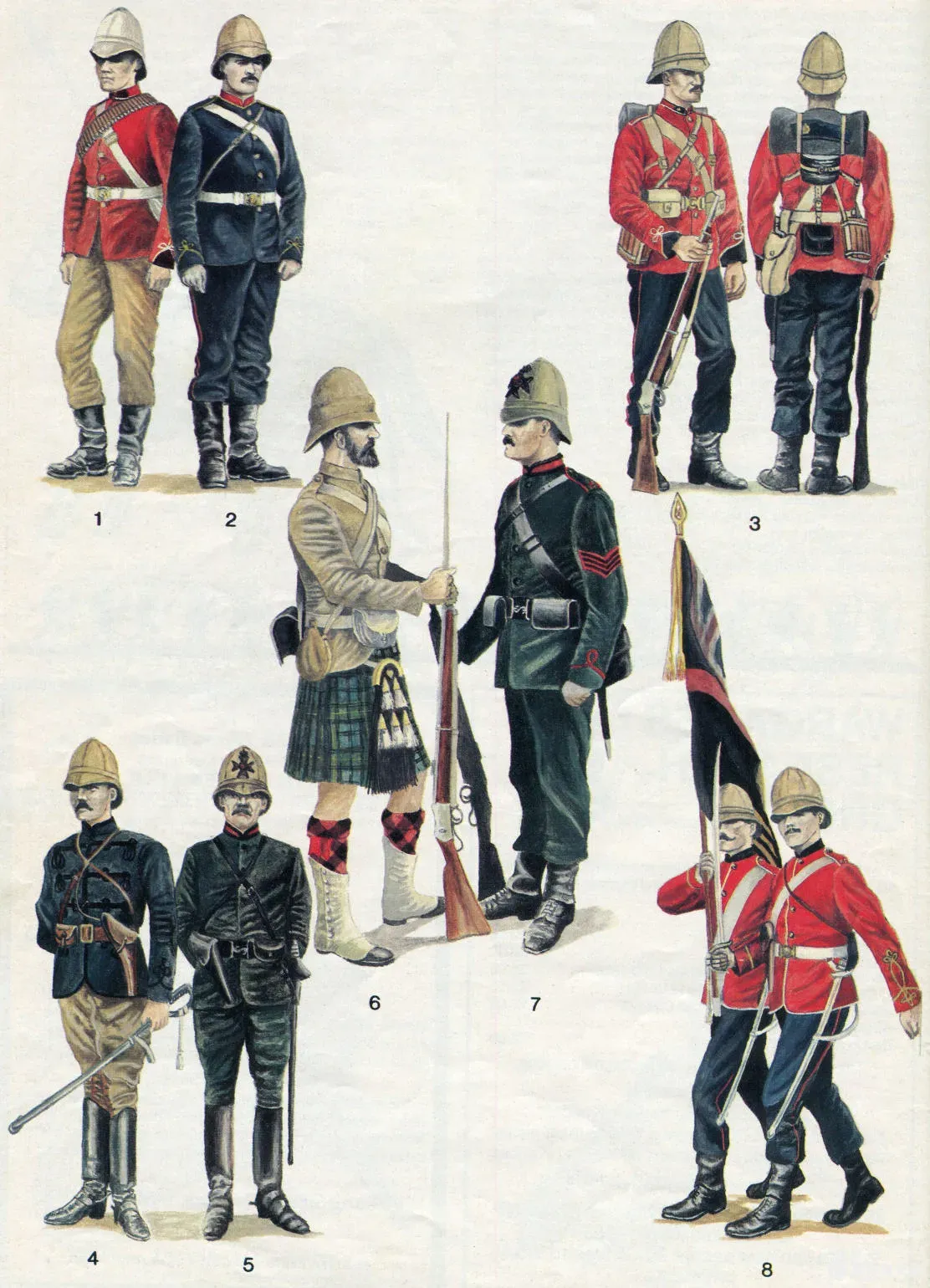 第一次布尔战争的制服,1881年