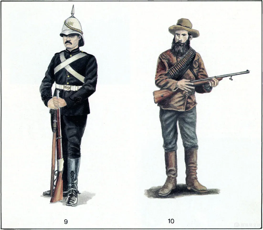 第一次布尔战争的制服,1881年