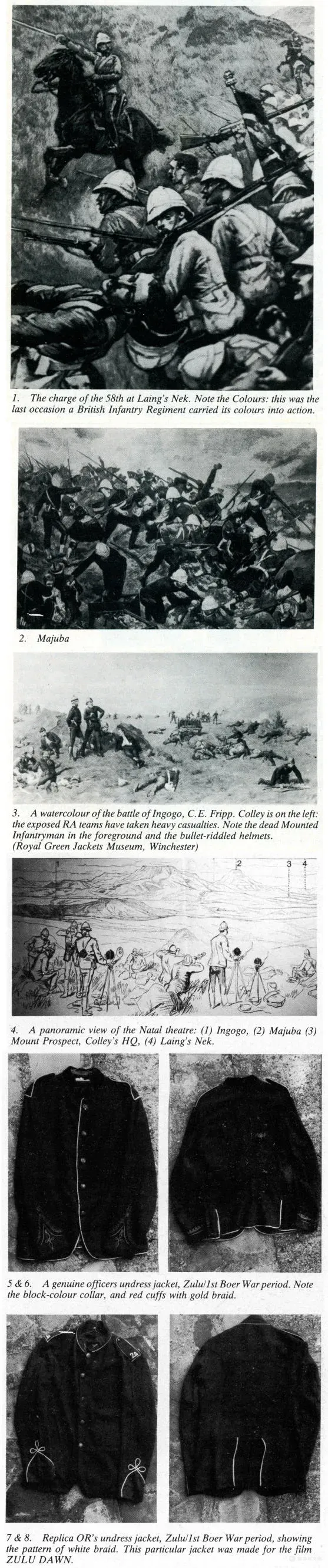 第一次布尔战争的制服,1881年