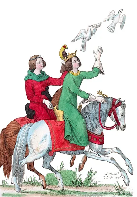 法国猎鹰人(约1368-1422年)服饰