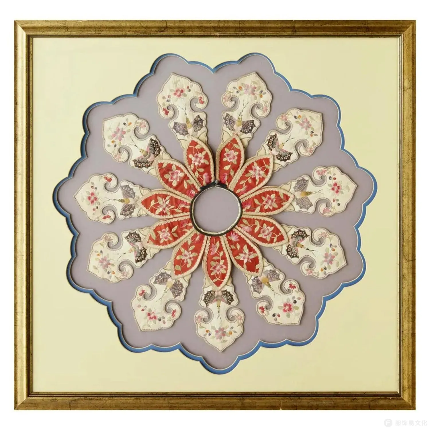 清朝汉服云领收集