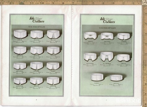 1915年男装衬衫、领子和袖口书籍