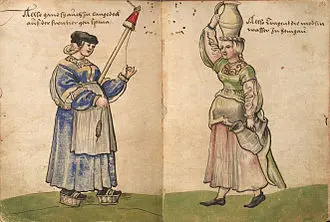 Trachtenbuch-克里斯托夫·韦迪茨 (Christoph Weiditz) 的服装书