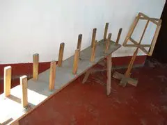 整经板和络纱机