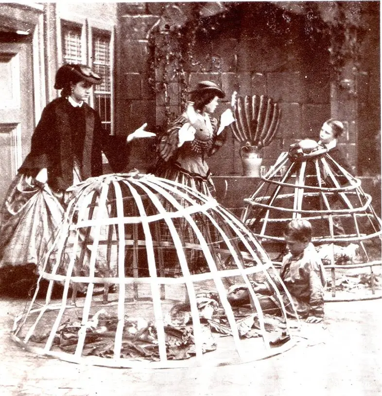 裙撑的结构和变化