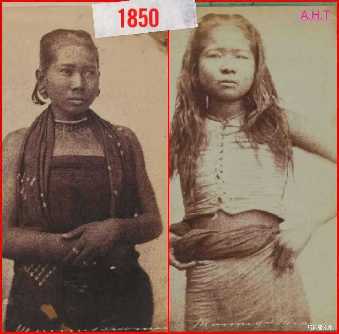 缅甸1850年服装特点
