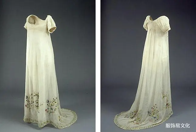 帝国风格婚纱，1817年