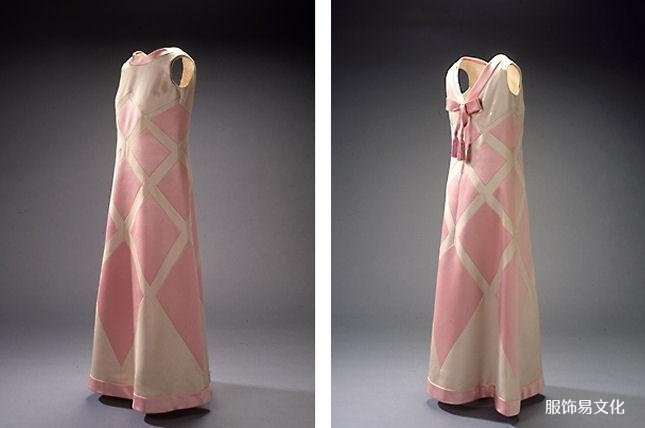 Balmain 真丝晚礼服，1969 年