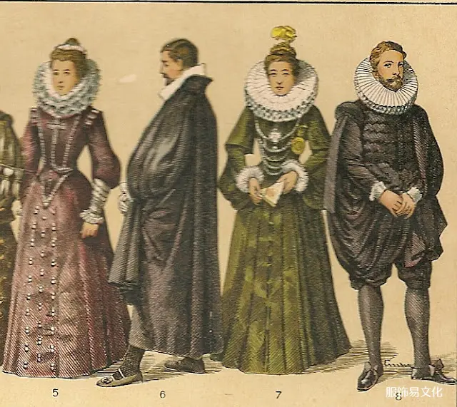 西班牙历史上的服装和武器。-17 世纪