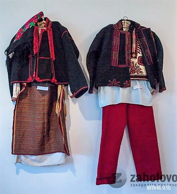 乌克兰外喀尔巴阡地区 Rakhiw 地区的 Hutsul 服装