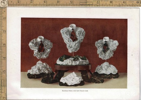 1915年男装衬衫、领子和袖口书籍