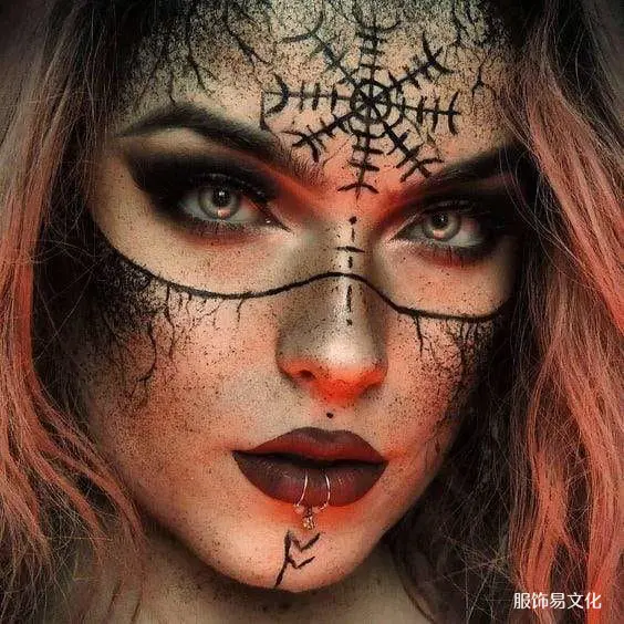 aegishjalmur 纹身敬畏头盔维京纹身