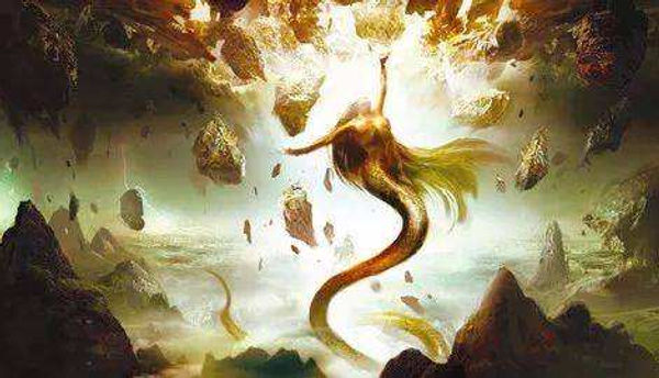 中国神话中的女娲补天