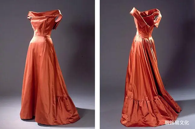 公主风格的铁锈色派对礼服